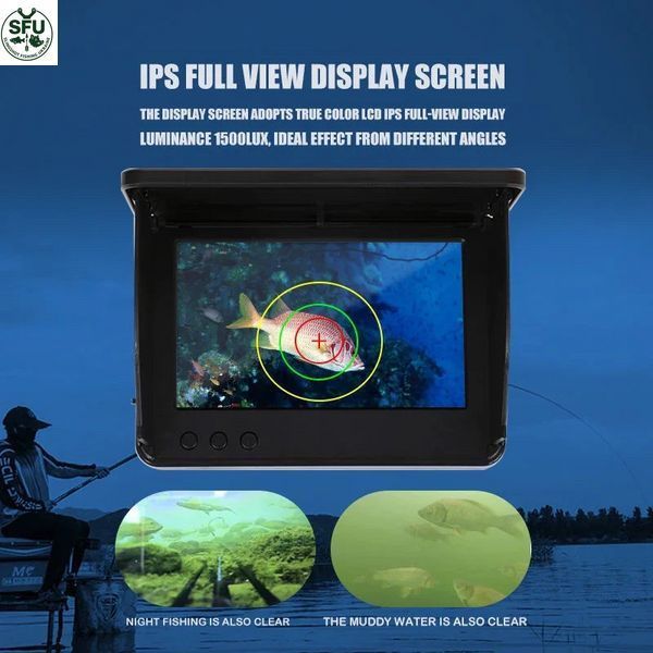 Portable 4.3-Inch HD Underwater Camera