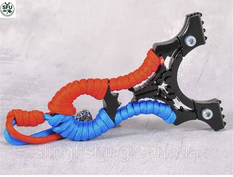 Рогатка металева red blue 0037 фото