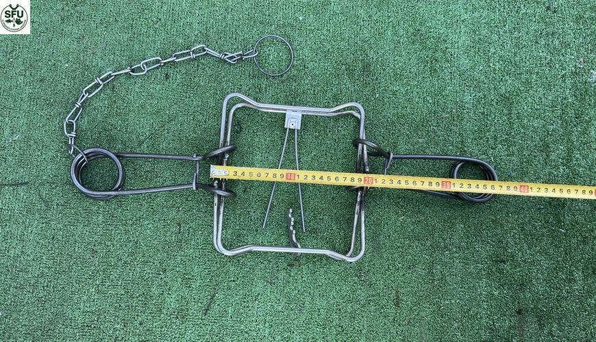 KP-250 Pass-Through Frame Trap, Double-Spring, for Beavers, Badgers, Foxes, Otters, and Raccoons