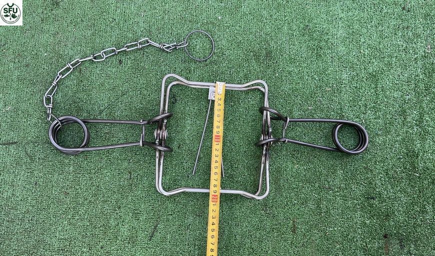 KP-250 Pass-Through Frame Trap, Double-Spring, for Beavers, Badgers, Foxes, Otters, and Raccoons