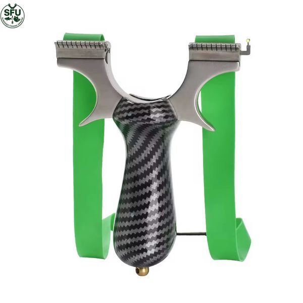 Tactical slingshot &ldquo;GripMaster&rdquo; with carbon handle
