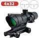 Оптичний приціл ACOG 4x32 з підсвіченою центральною точкою та кріпленням Weaver/Picatinny sfu-opt-432acog-01 фото 1