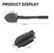Universal travel camping folding shovel 5 in 1 with case