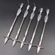 Extended Bowfishing Dart with Folding Barbs and Removable Fletching, No. 3