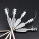 Extended Bowfishing Dart with Folding Barbs and Removable Fletching, No. 3
