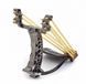 Fishing slingshot with a wrist brace