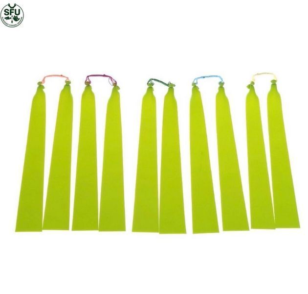 Flat Natural-Latex Slingshot Band for Darts, 1.0 mm