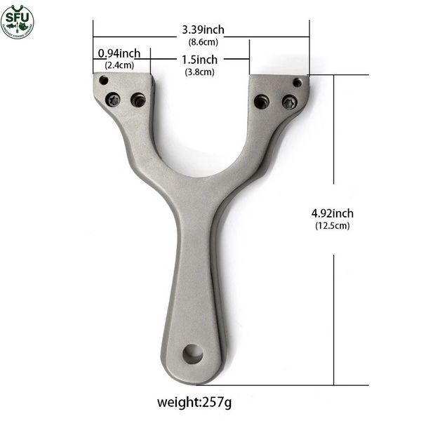 Stainless-Steel Slingshot with Sight, 281 g