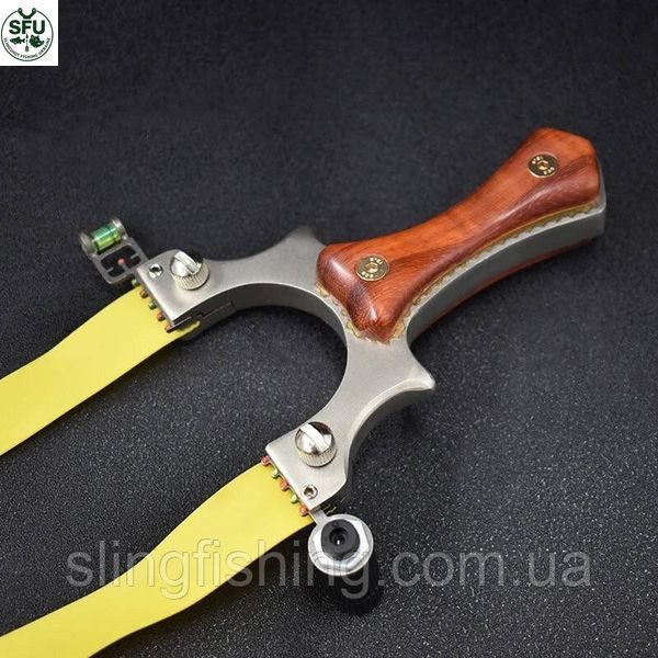 Рогатка &ldquo;Hunter Pro Max&rdquo; з лазером і дерев&rsquo;яною рукояткою